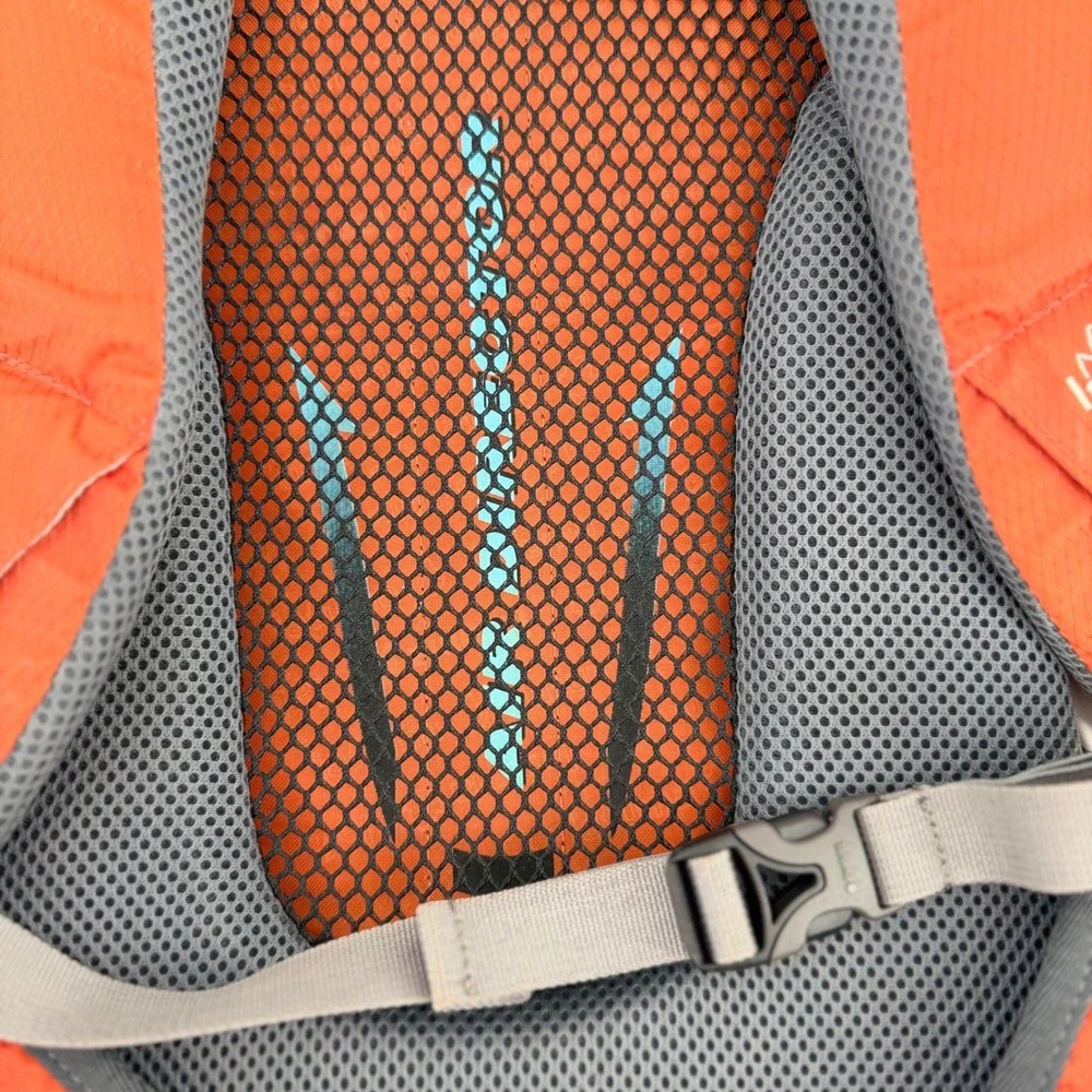 Lafuma Rania 28 Hiking Backpack 28L Orange Gray Rain Cover Camping Trekking